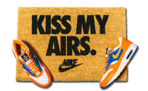 NIKE X OVERKILL KISS MY AIRS DOORMAT / ナイキ X オーバーキル キス マイ エアーズ ドアマット
