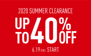 ビリーズにて最大40%OFFのサマークリアランスが開催!