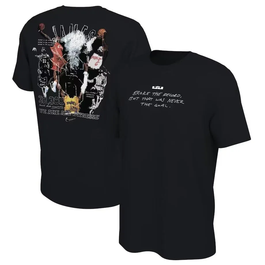 レブロン・ジェームズがNBA通算得点歴代1位になった記念でナイキからメモリアルTシャツがリリース！