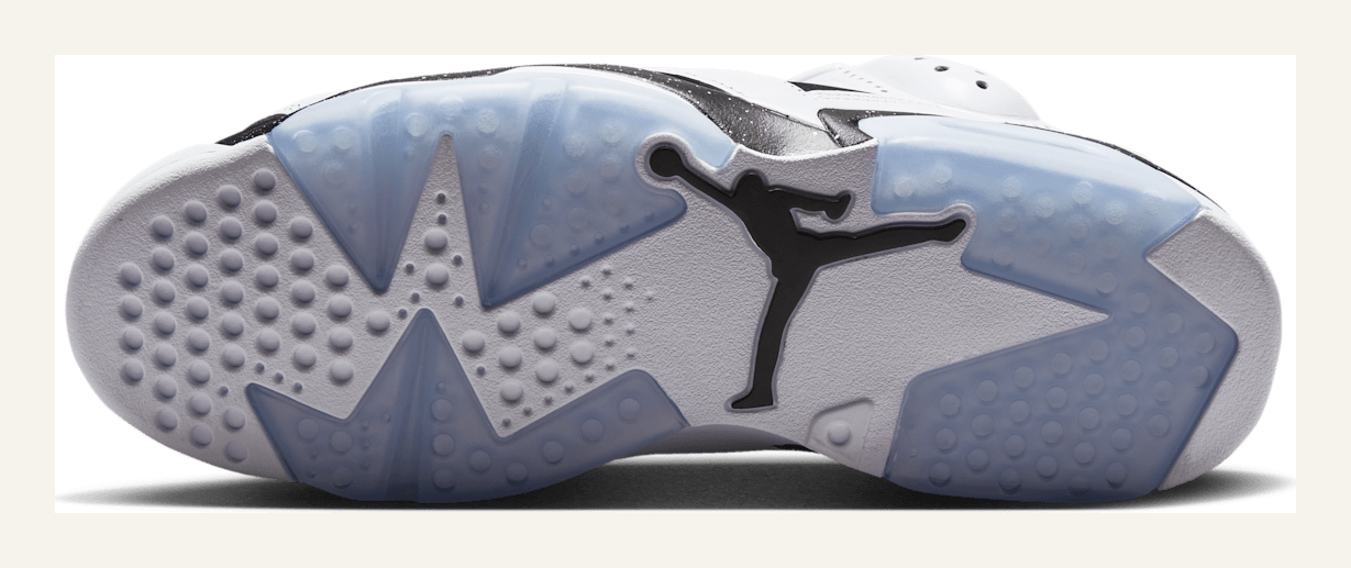 Air Jordan 6 Black and White アウトソール