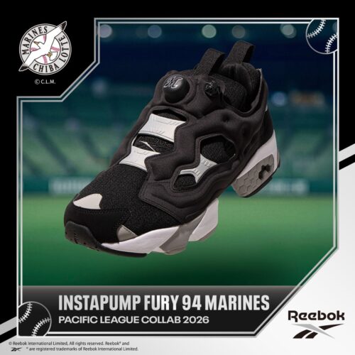 Reebok INSTAPUMP FURY 94 千葉ロッテマリーンズ パ・リーグコラボモデル