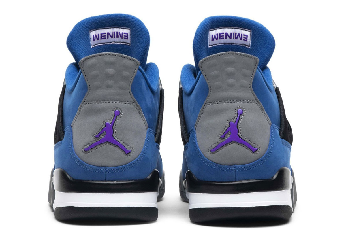 Eminem x Air Jordan 4 Encore ヒールのJumpmanロゴ
