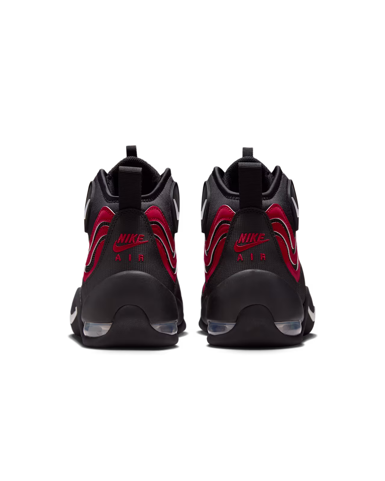 Nike Air Bakin HIGH SP Black and Varsity Red ディテール