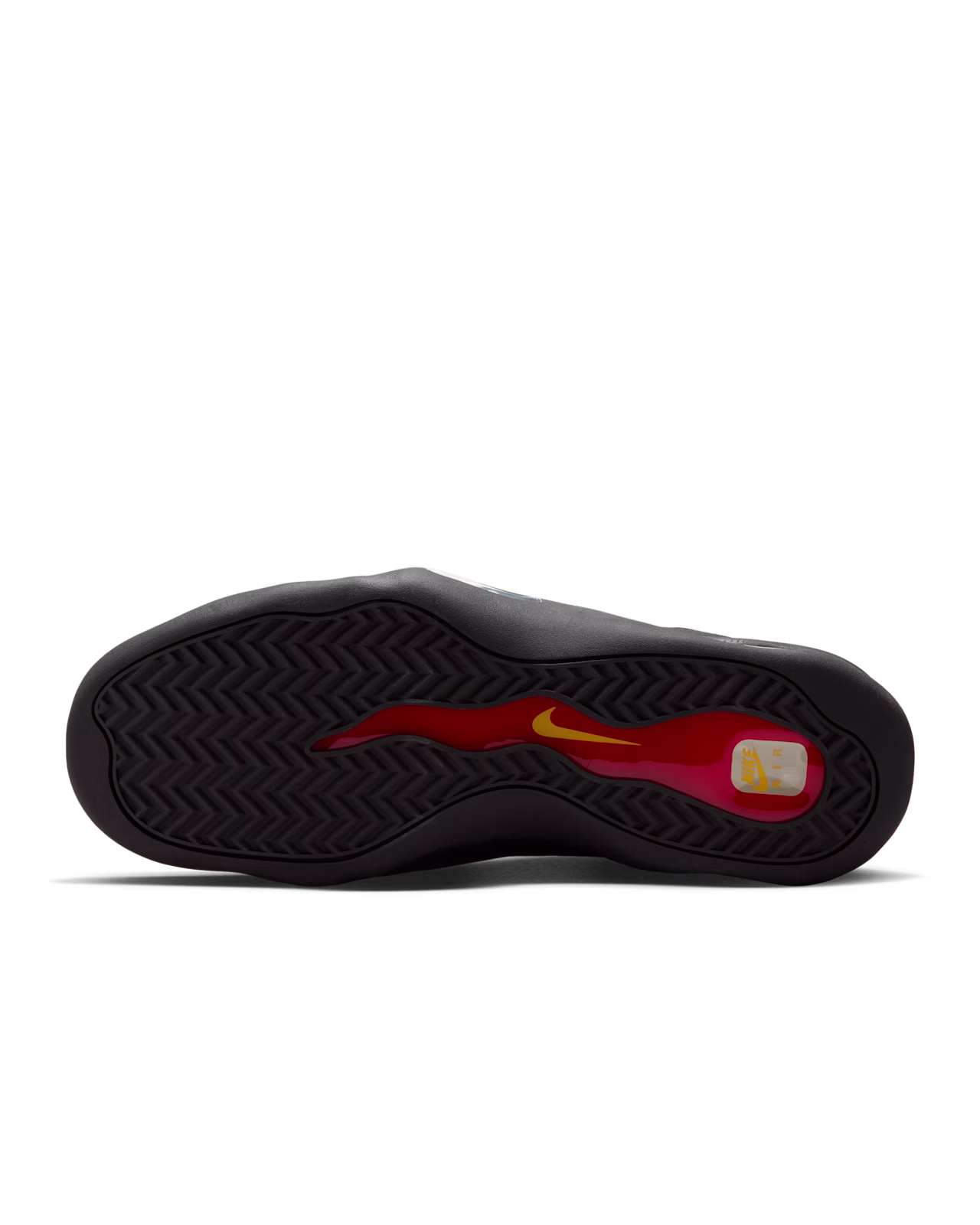 Nike Air Bakin HIGH SP Black and Varsity Red インソール