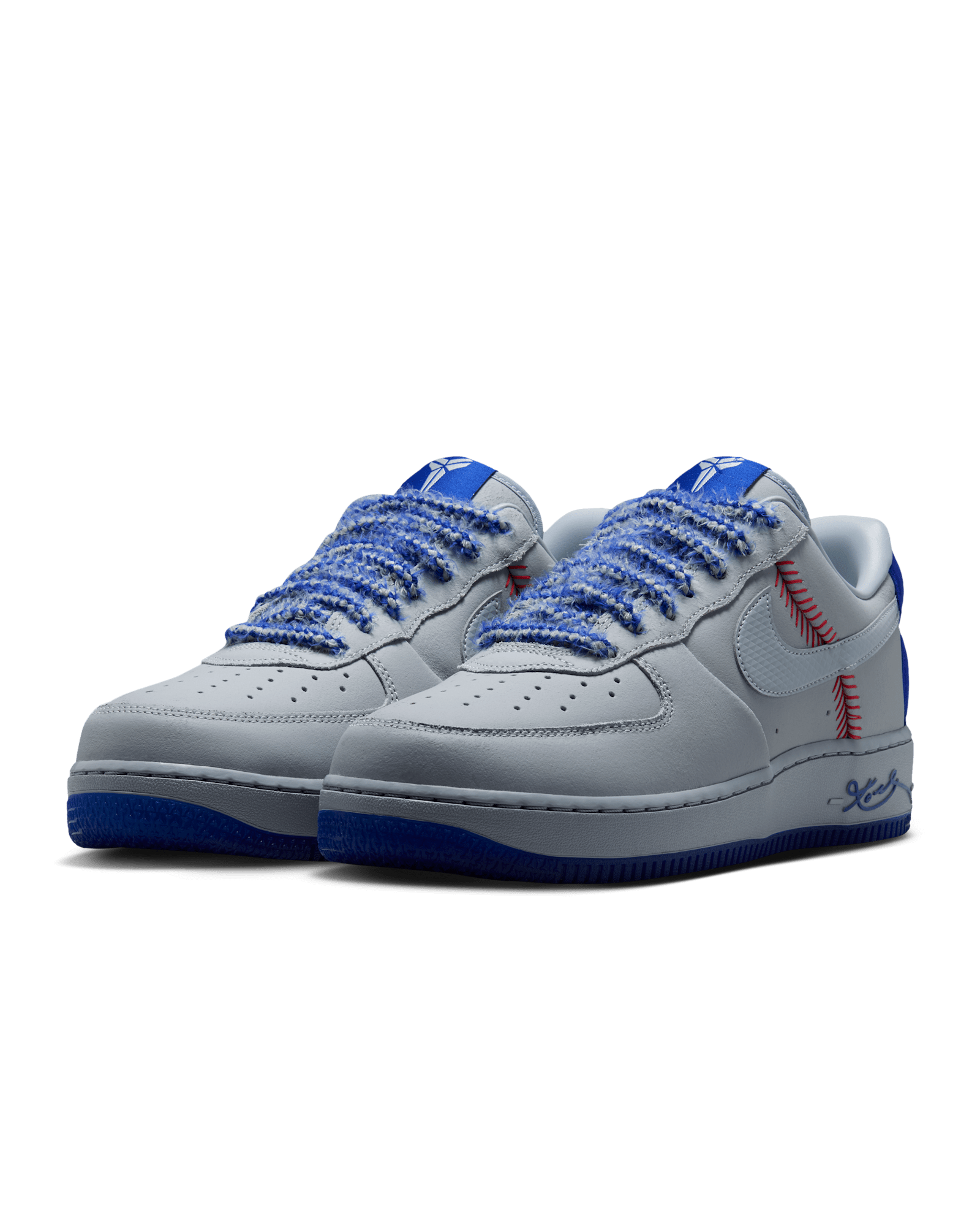 ナイキ エア フォース1 LOW プロトロ Wolf Grey and Rush Blue IQ3920-001 ペアビュー