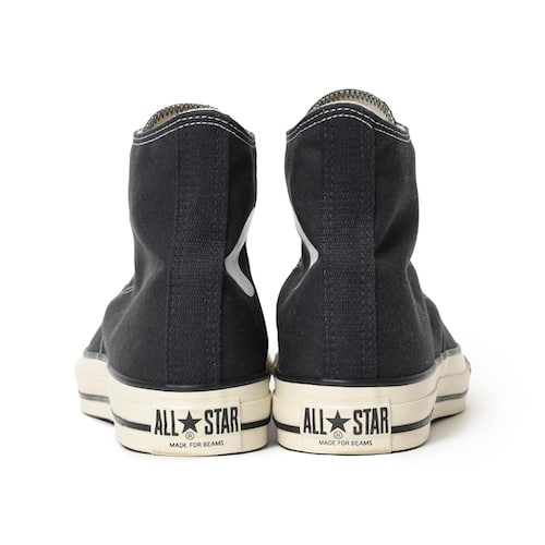 CONVERSE ALL STAR J HI BEAMS 50th 背面ビュー ペア ヒールのALL STAR表記
