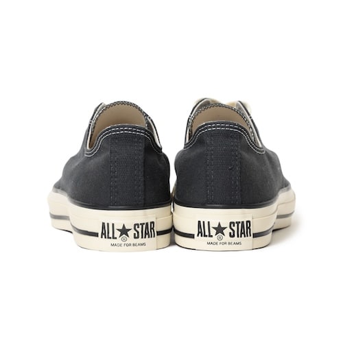 CONVERSE ALL STAR J OX BEAMS 50th 背面ビュー ヒールのALL STARとMADE FOR BEAMS表記