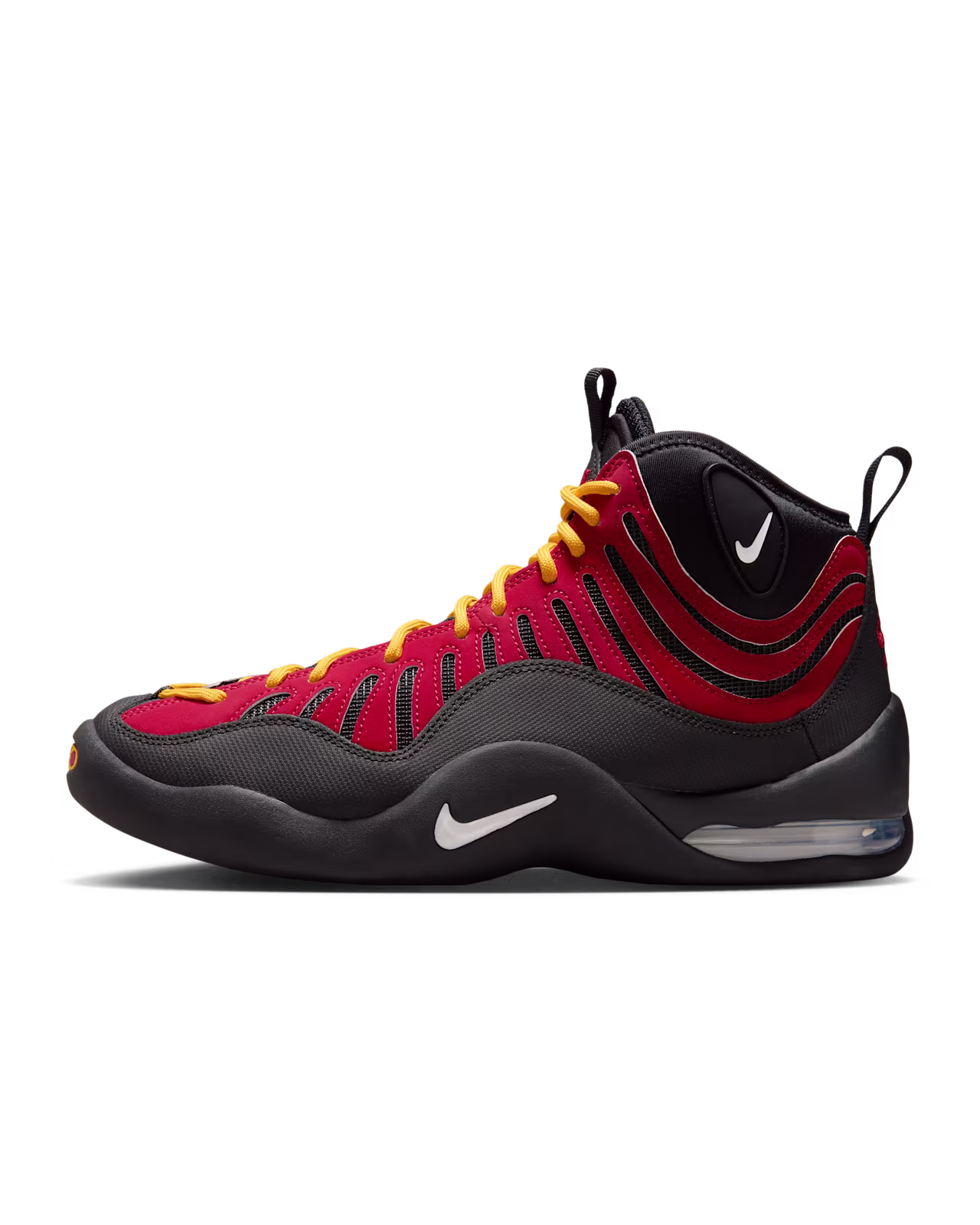 Nike Air Bakin HIGH SP Black and Varsity Red ディテール